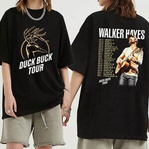 Walker Hayes Duck Buck Tour 2023 T Shirt 2 Sided Music Rock Fans Gift Tshirts